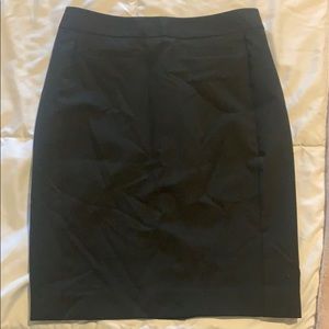 Black pencil skirt